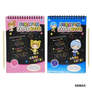 Creative Canvas: Scratch Book Medium 20X14 cm A5 - Unleash Your Imagination!